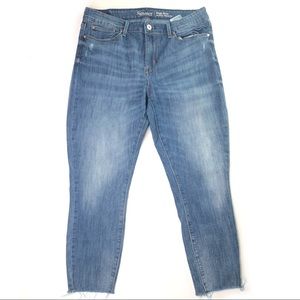 signature levi strauss high rise ankle skinny